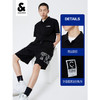 JackJones杰克琼斯男3M反光字母印花纯棉POLO-SHIRTT恤衫222206038 E40黑色 商品缩略图2