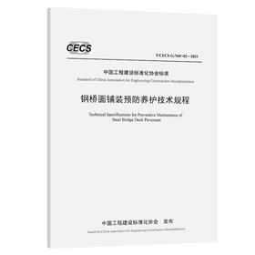 钢桥面铺装预防养护技术规程（T/CECS G：N69-02—2021）