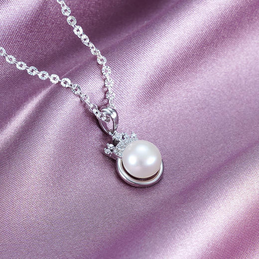 子佩集S925银珍珠吊坠【PM1633-XF】(不含链)2206 商品图0