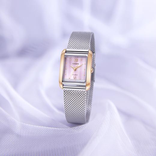 西铁城小方块光动能女士手表EW5596-66X 商品图5