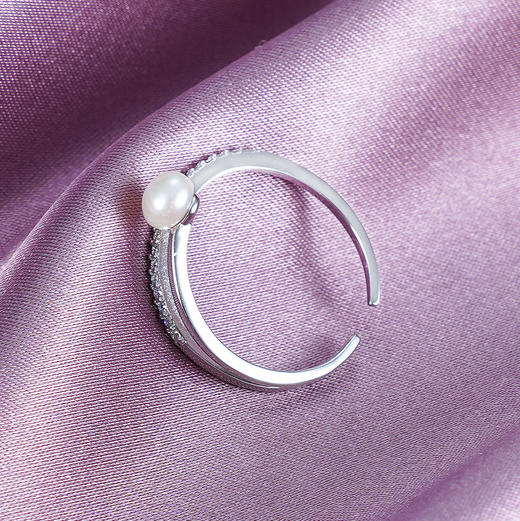 子佩集S925银珍珠戒指【RM0265-XF】2206 商品图1