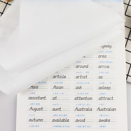 (仓发) 墨点字帖 初中衡水体英语中考2000词汇英语字帖初中生中考英文字帖英语2000词汇七八九年级英语字贴手写临摹描红字帖/湖北美术出版社/9787539498331 商品图8