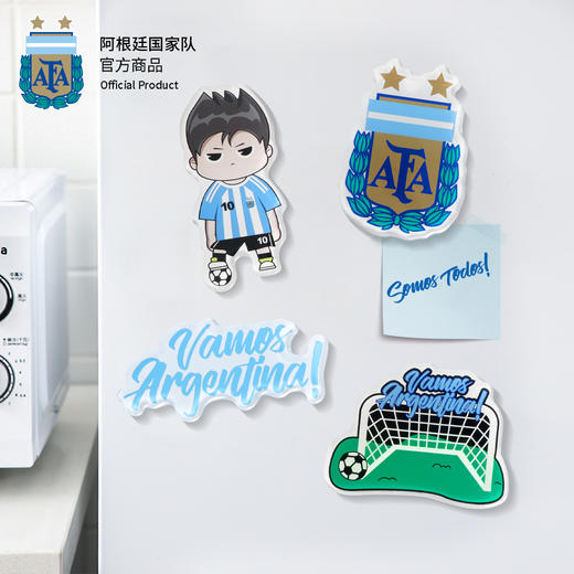 阿根廷国家队官方商品丨阿根廷亚克力冰箱贴磁贴卡通装饰球迷用品 商品图3
