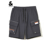 JackJones杰克琼斯夏季男士多口袋设计纯色百搭流行高街工装短裤222215015 E44黑砂色 商品缩略图3