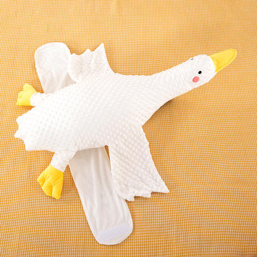 新生儿趴睡枕飞机抱排气枕大白鹅公仔安抚枕带内胆可拆洗-优选好物W仓 商品图3