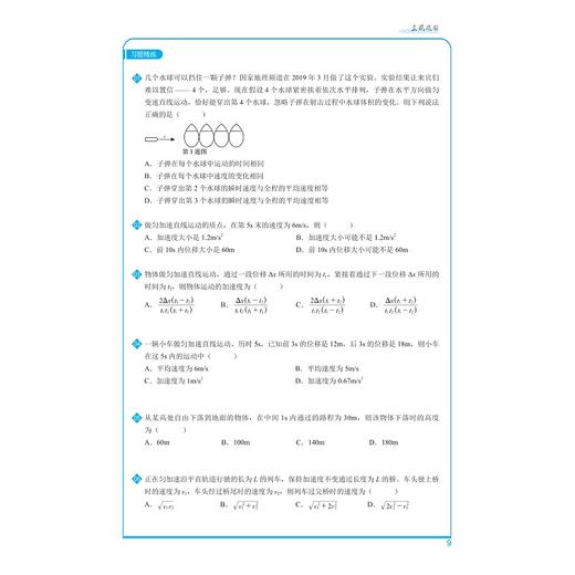 高中物理多题一解的奥秘(必修第1册)/剑指双一流/刘挺/浙江大学出版社 商品图4