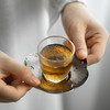 茶家吉橙杯托复古杯垫铁环茶日式杯托茶道配件隔热垫 商品缩略图1