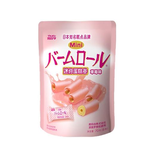 波路梦迷你蛋糕卷草莓味70g 商品图0