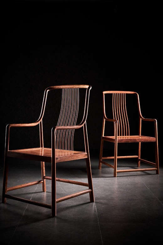 红桥红  家具严选  缅甸花梨(大果紫檀）  【S背高梳背椅】 商品图0