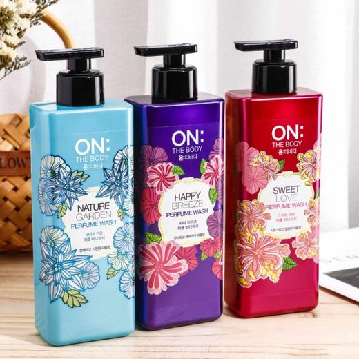 韩国 LG ON72小时持久留香保湿香氛沐浴露浴液 500g d 商品图0