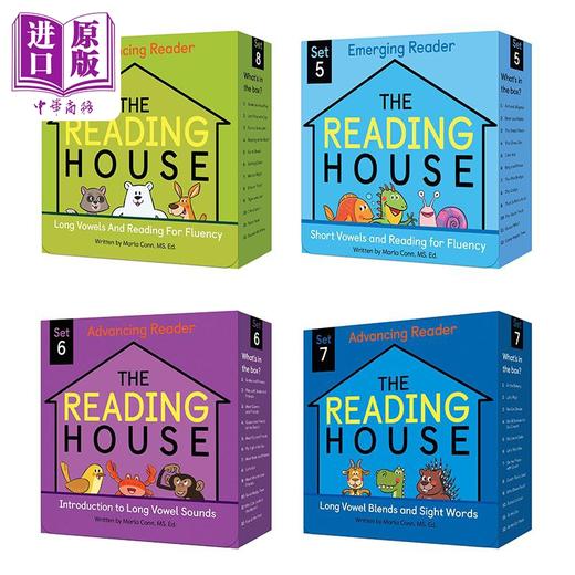 【中商原版】The Reading House Set 阅读小房子级别5-8中阶4册套装 英文原版 进口图书 儿童绘本 故事图画书 4-8岁 商品图0