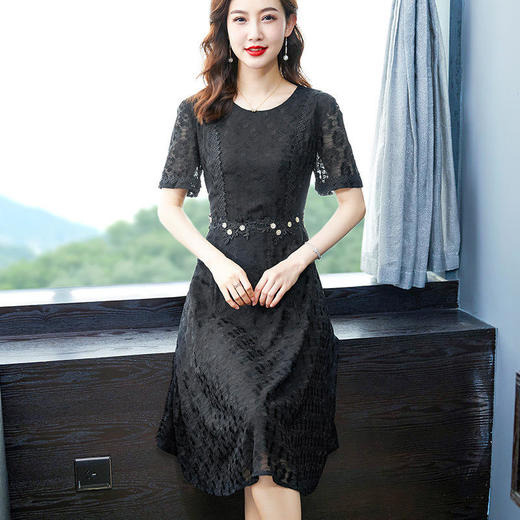 YUN 771重磅真丝显瘦夏显瘦桑蚕丝裙 商品图3