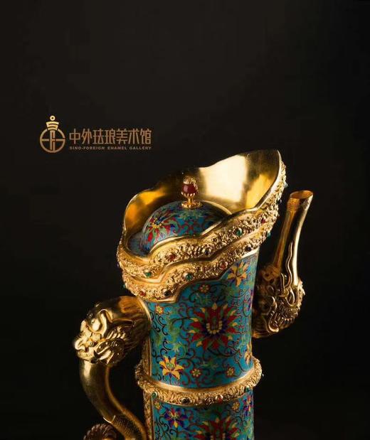 故宫六珍之《掐丝珐琅缠枝莲纹多穆壶》 商品图3