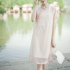 YLS-Y91092022夏季新款天丝棉绣花改良旗袍文艺复古日常茶服连衣裙 商品缩略图0