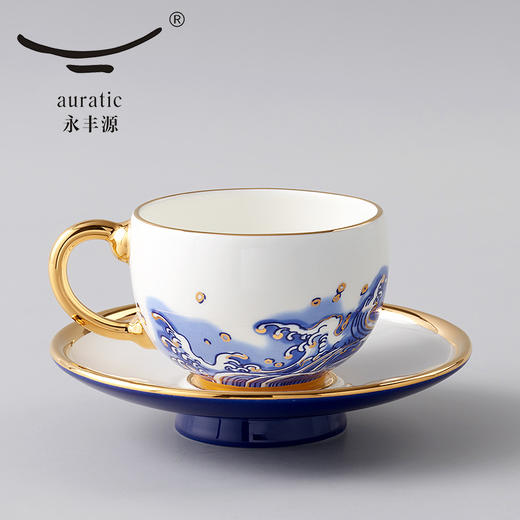 【国瓷·永丰源】先生瓷海上明珠4头咖啡杯碟简约情侣对杯精致下午茶杯碟 商品图1
