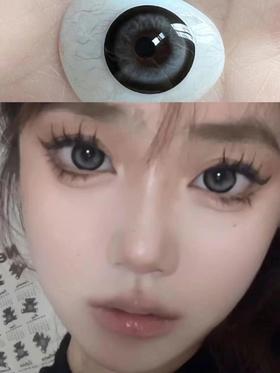 4youthcon 年抛 反叛黑灰 直径14.5mm着色13.9mm 「741」