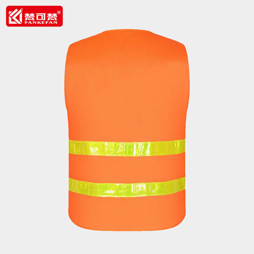 夏季反光安全背心工地施工马甲交通环卫工人衣服男定制LOGO印字 商品图3
