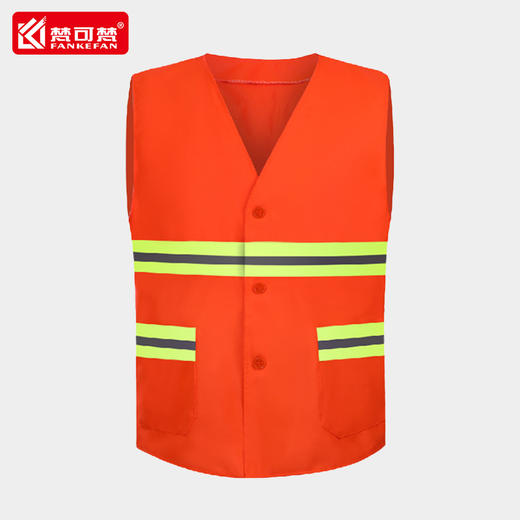 环卫服马甲印字反光背心园林保洁铁路施工反光马甲环卫工人工作服 商品图3