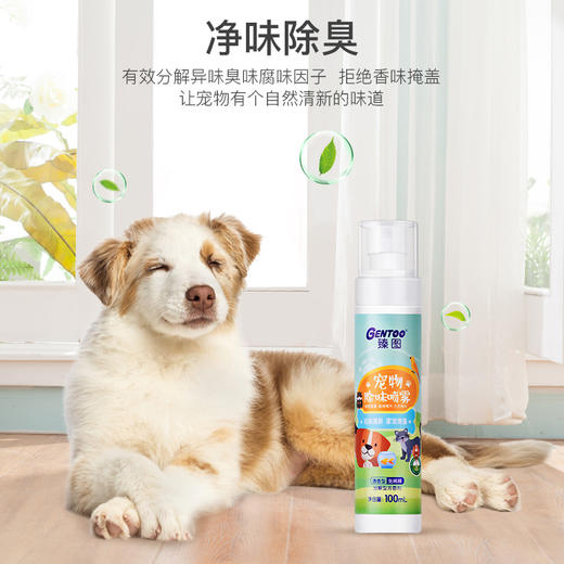 【中欧班列精选】臻图宠物猫咪狗狗除臭剂去尿味室内猫砂盆清新除味剂喷雾用品100ml 商品图3