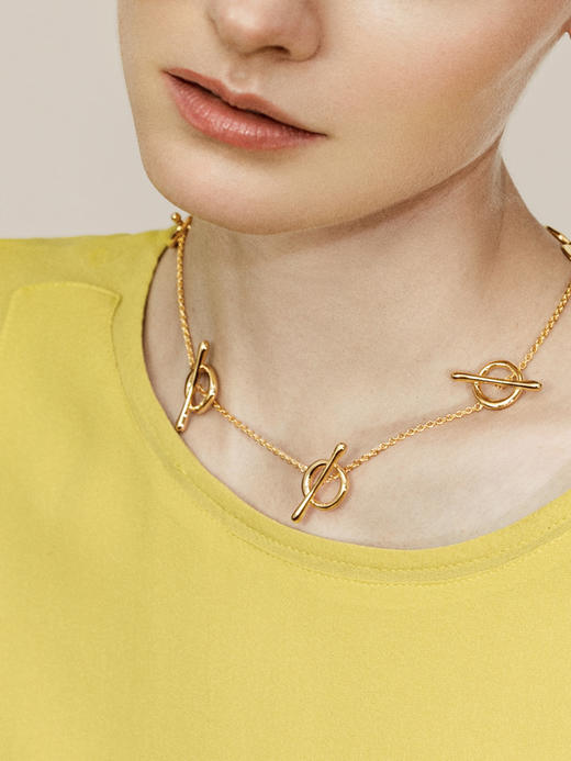 J.HARDYMENT | Medium T-Bar Link Necklace [项链] 商品图2