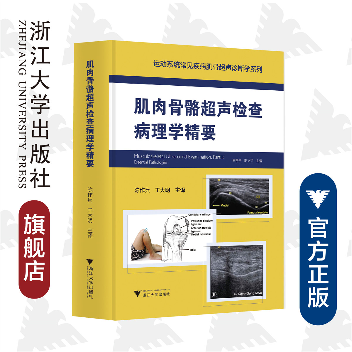 肌肉骨骼超声检查病理学精要(精)/运动系统常见疾病肌骨超声诊断学系列/陈作兵/王亭贵/陈文翔/浙江大学出版社