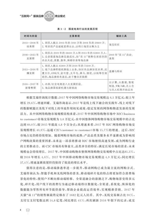 “互联网+”服装品牌O2O商业模式/朱伟明/责编:刘序雯/浙江大学出版社 商品图4