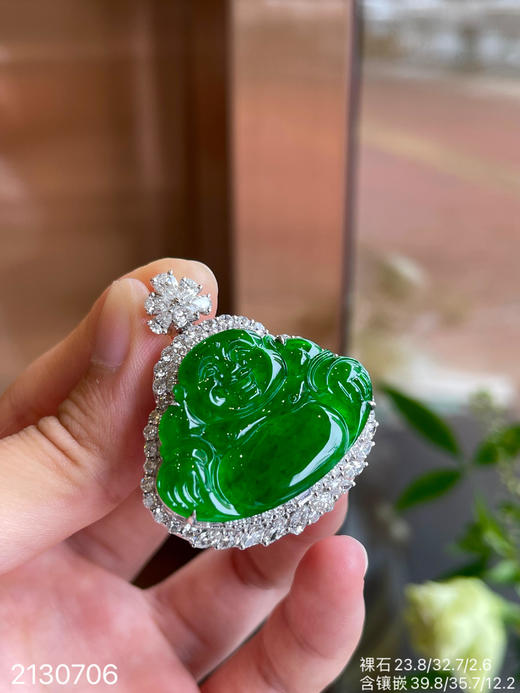 帝王绿佛公吊坠【2130706】具体价格微信咨询 商品图3