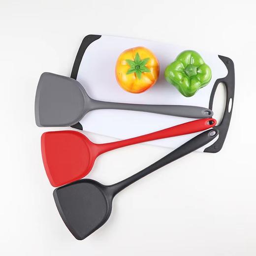 【不伤内胆，不伤锅】一体式全包硅胶饭勺汤勺锅铲 商品图0