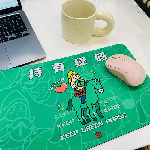 【采购专享】宫里的世界 绿码防滑鼠标垫 商品图0