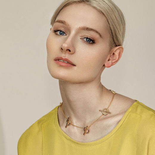 J.HARDYMENT | Medium T-Bar Link Necklace [项链] 商品图1
