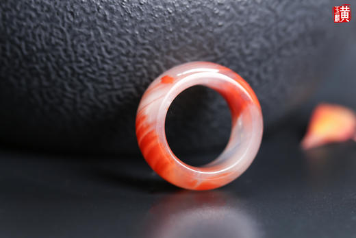 冰飘南红扳指 商品图5