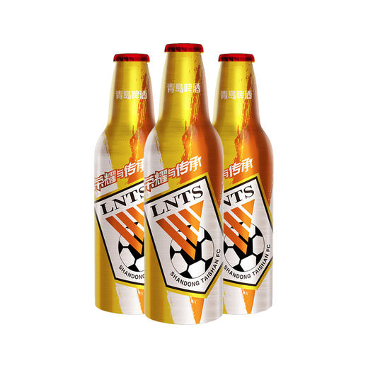 青岛啤酒11度355*12鸿运当头铝瓶箱啤（中超定制山东鲁能） 商品图2