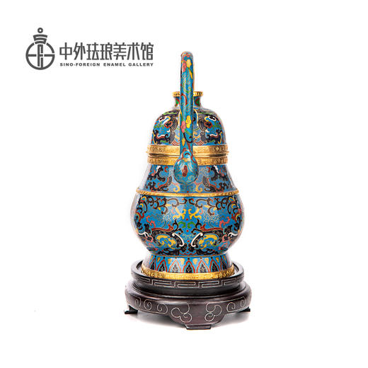 故宫六珍之《掐丝珐琅兽面纹提梁卣》 商品图6