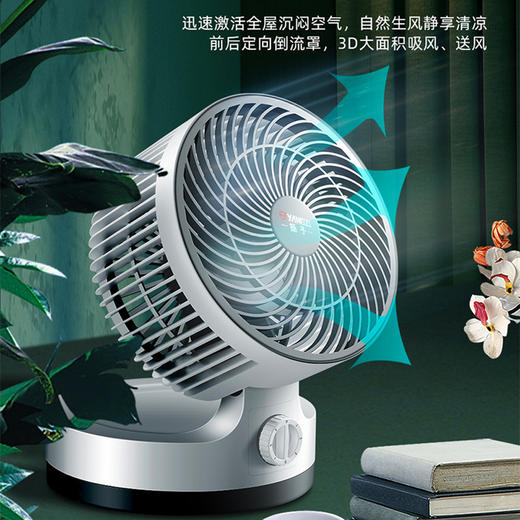 新款空气循环扇台式家用电风扇涡轮静音对流扇跨境会销礼品代发 商品图1