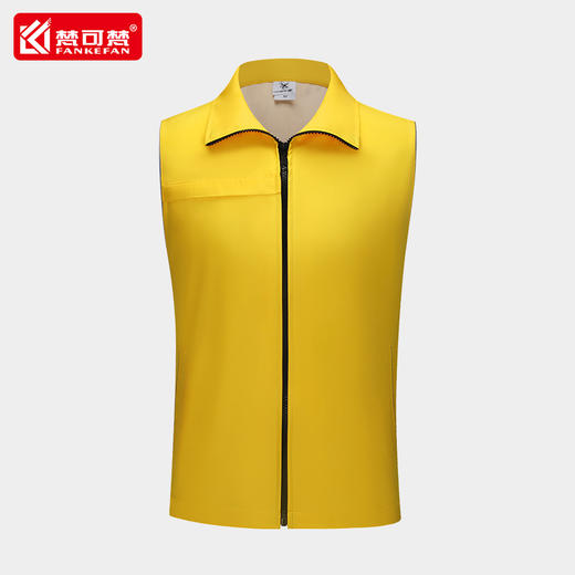 志愿者红马甲定制印字logo透气广告衫公益活动义工工作服马夹背心 商品图1