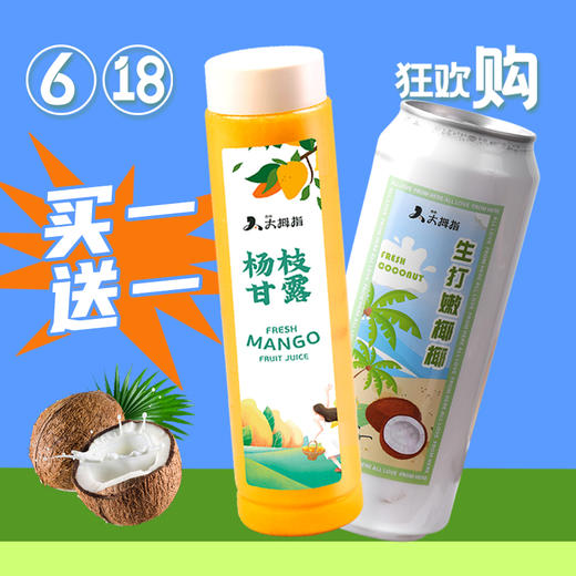 【618狂欢购】买1赠1 生打嫩椰椰/杨枝甘露 商品图0
