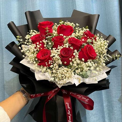 一见倾心----11支玫瑰花束礼盒9选1 商品图0