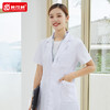 夏季白大褂短袖医生护士服医师大衣化学实验室美容院工作服绣字 商品缩略图3