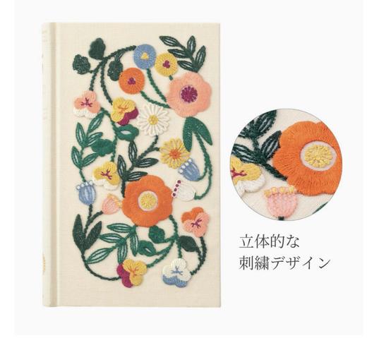 日本midori/花草刺绣/五年日记/人生手帐本 商品图2
