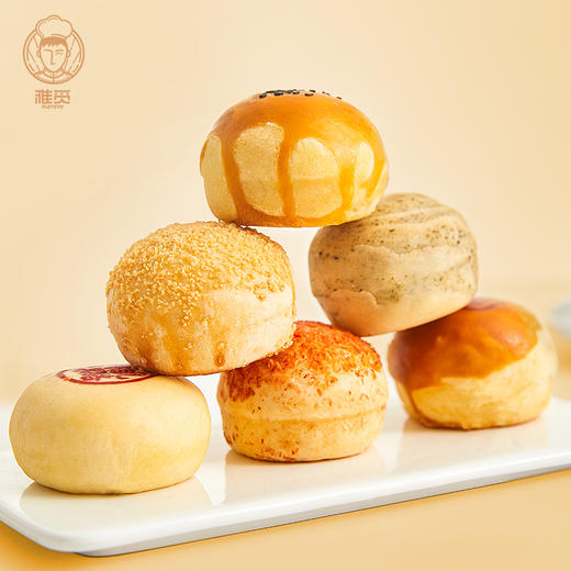 雅觅 酥了全世界糕点点心礼盒 蛋黄酥黑糖酥乳酪酥传统糕点大礼包540g 9枚办公室休闲零食早餐点心独立包装 商品图1