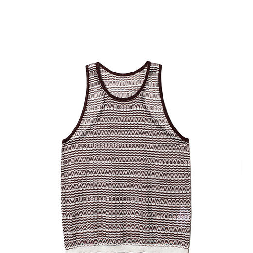 女士2022年夏款有机棉波浪纹工字背心 商品图4