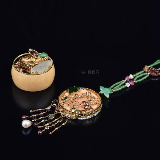 【富贵花开】古董象牙坠+盒一套-ZX901022 商品图9