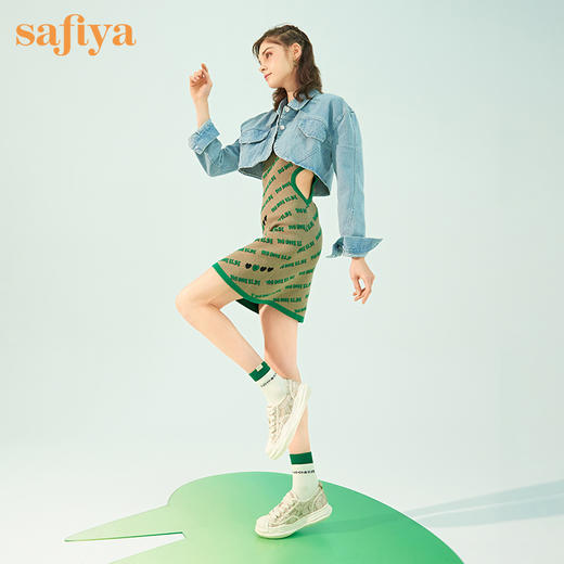 Safiya索菲娅贝壳头刺绣蕾丝溶解底休闲鞋2022秋新款SF23112403 商品图4