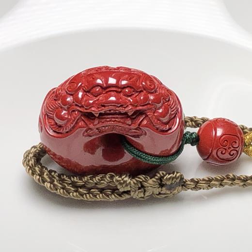 新款长短可调帝王砂狮子平安扣吊坠 饰品美物 26g左右 商品图2