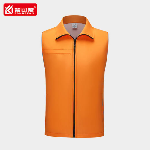 志愿者红马甲定制印字logo透气广告衫公益活动义工工作服马夹背心 商品图2