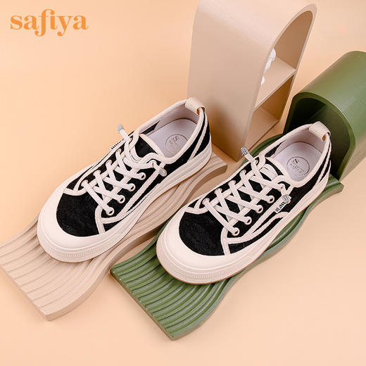 Safiya/索菲娅小香风蕾丝软底小白鞋2022秋新款休闲鞋SF23112406 商品图7