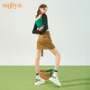 Safiya索菲娅玩趣幻彩亮片小白鞋2022秋新款潮趣可拆卸后帮休闲鞋SF23112031 商品缩略图5