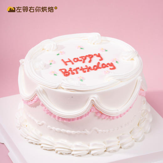 【下架勿动】复古小花蛋糕 · 动物奶油蛋糕 商品图0