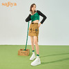 Safiya索菲娅玩趣幻彩亮片小白鞋2022秋新款潮趣可拆卸后帮休闲鞋SF23112031 商品缩略图4