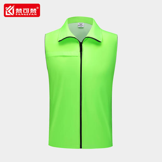 志愿者红马甲定制印字logo透气广告衫公益活动义工工作服马夹背心 商品图3